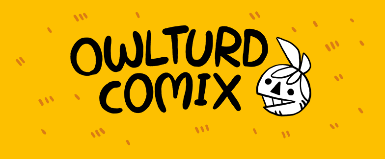 Owlturd logo.